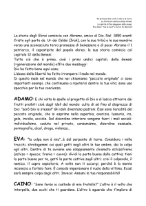 La storia degli Ebrei inizia con Abramo
