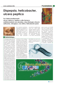 Dispepsia, helicobacter, ulcera peptica