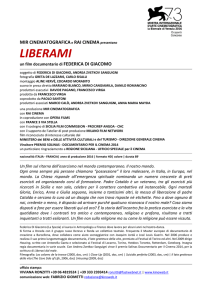 LIBERAMI di Federica Di Giacomo - scheda