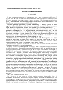 Il tempo? - Paolo Vidali