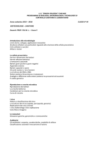 4Mmicrobiologia - Liceo "De Sanctis"