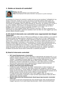 1. Esiste un braccio di controllo?
