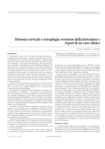 revisione della letteratura e report di un caso clinico