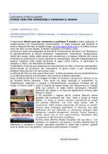 Presentazione del progetto - Istituto Comprensivo "Fratelli Cervi"