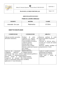 Matematica - istituto benini melegnano