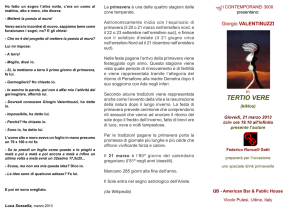 tertio vere - Giorgio Valentinuzzi