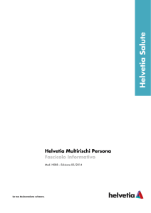 Fascicolo Informativo Helvetia Multirischi Persona