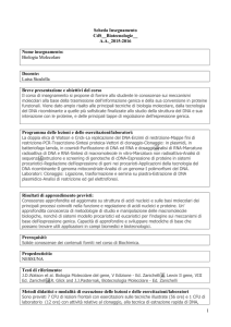 Biologia molecolare