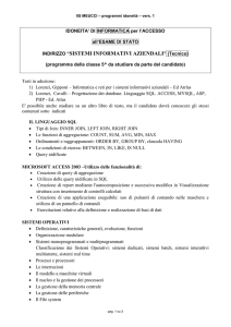 idoneita` per l`accesso alla classe - "A. Meucci"