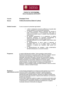 Politica economica