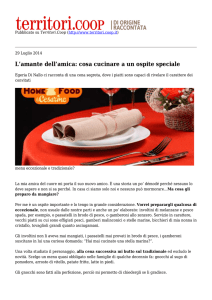 L`amante dell`amica: cosa cucinare a un ospite speciale