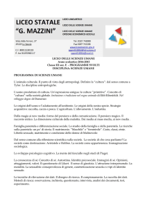 sci. umane - Liceo Mazzini