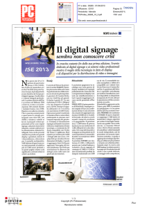 Il digital signage