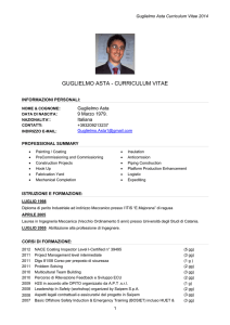 guglielmo asta - curriculum vitae