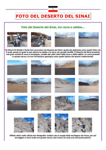 foto del deserto del sinai