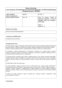 Misure Elettriche corso integrato di Metodologie di Laboratorio