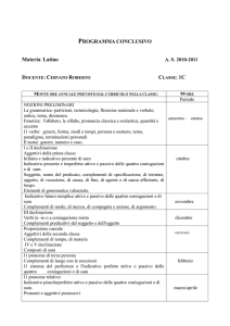 1c latino - Liceo "Tito Lucrezio Caro"