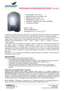 Repellente a ultrasuoni con fotocellula e strobo_A015