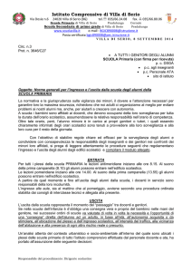 CIRCOLARE N. 3 - Istituto Comprensivo Villa di Serio