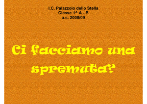 Fare una spremuta - Istituto Comprensivo di Palazzolo dello Stella