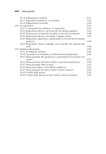 18.1.6 Indipendenza assoluta 1131 18.1.7 Dipendenza statistica e