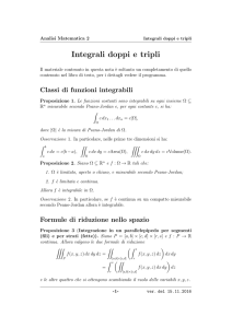 Integrali doppi e tripli