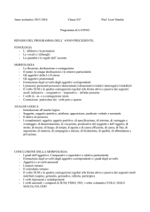 latino - Liceo Scientifico Pitagora | Selargius