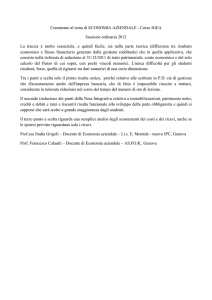Commento al tema maturità 2012