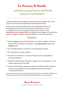 La Novena di Natale - Mogli e Mamme per vocazione