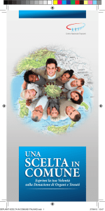 Brochure informativa in italiano