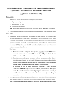 Modalità d`Esame - Marco Acutis home page