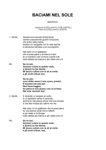 baciami nel sole - Gianni Stellavato