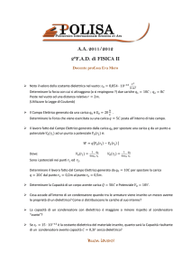 A.A. 2011/2012 2°F.A.D. di FISICA II Buon lavoro!