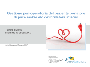Gestione peri-operatoria del paziente portatore di pace
