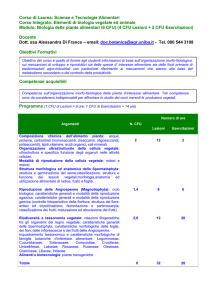 Biologia delle piante alimentari