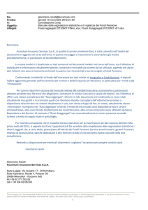 Microsoft Office Outlook - Stile memo
