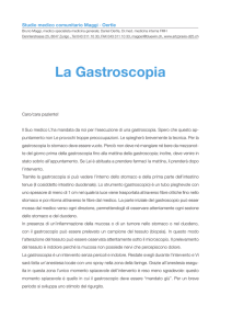 La Gastroscopia - Praxisgemeinschaft Maggi · Oertle