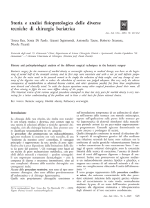 Storia e analisi fisiopatologica delle diverse tecniche di chirurgia