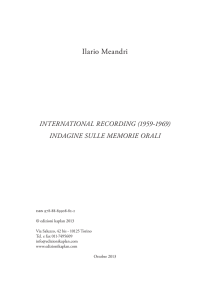 Ilario Meandri - suonoeimmagine