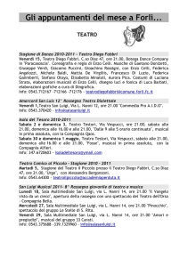 Gli appuntamenti del mese a Forlì