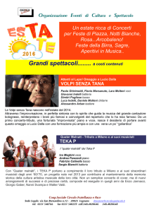 Grandi spettacoli........ a costi contenuti