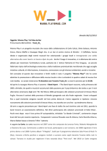 2012-12-07 - BRINDISI - Progetto musicale Wanna Play