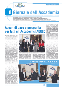 Auguri di pace e prosperità per tutti gli Accademici AEREC