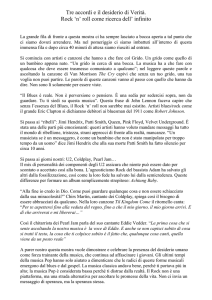 Tre accordi e il desiderio di Verità. Rock `n` roll come ricerca dell