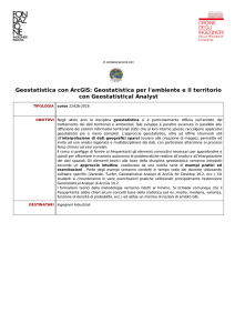 Geostatistica con ArcGIS: Geostatistica per l`ambiente e il territorio