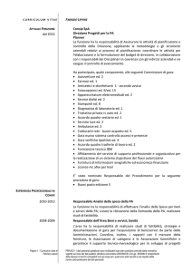 dal 2013 Consip SpA Direzione Progetti per la PA Planner La