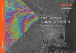 ENVI SARscape® Soluzioni SAR in ENVI