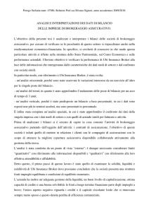 ANALISI E INTERPRETAZIONE DEI DATI DI BILANCIO