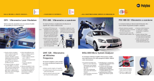 Vibrometro Laser Modulare