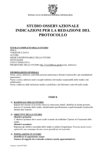 indicazioni per la redazione di studi
